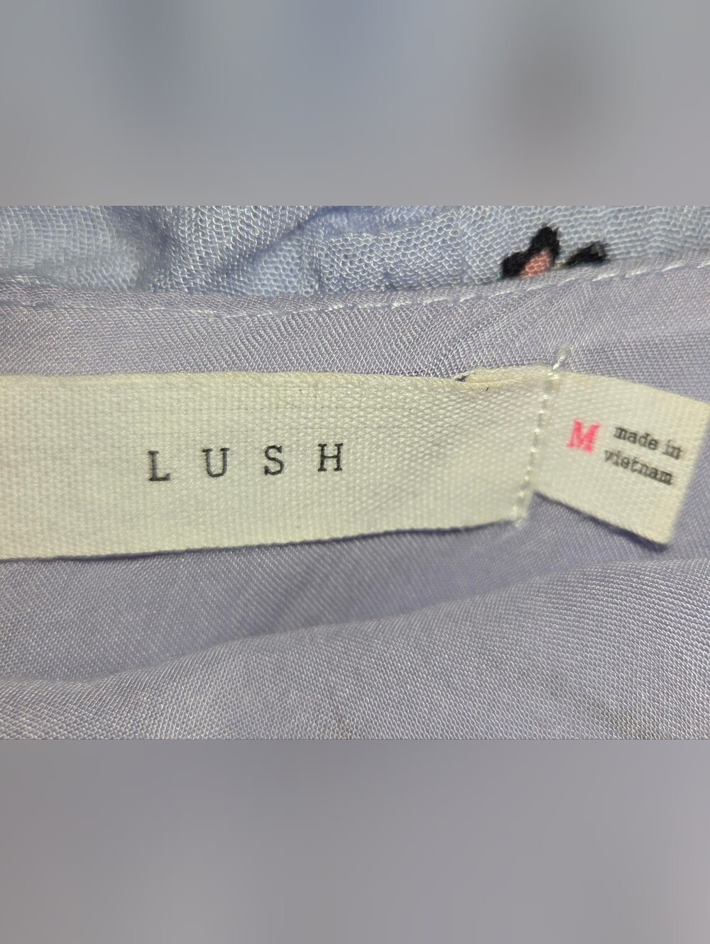 LUSH Light Floral print Dress- LUSH Brand